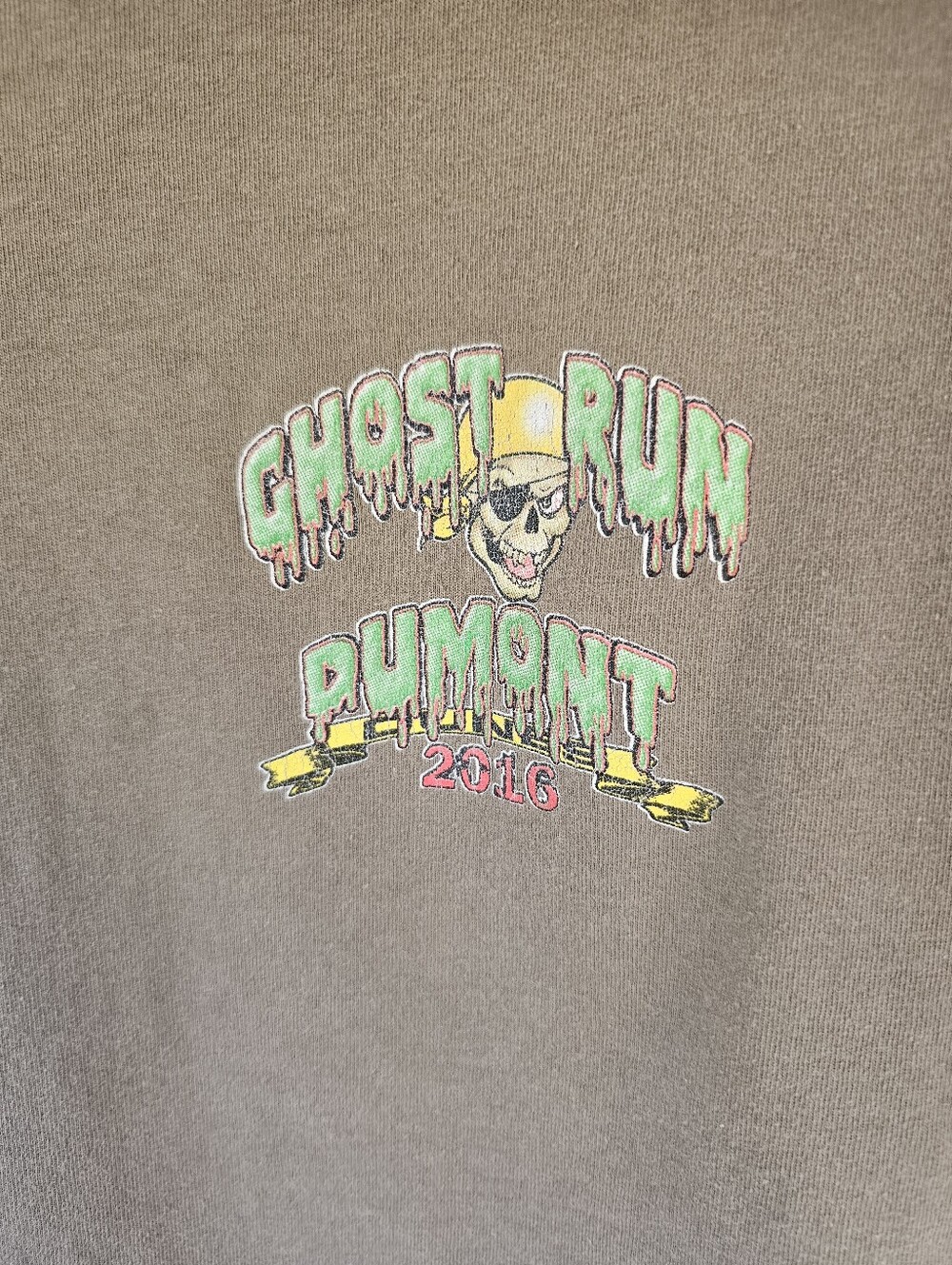2016 Dumont Ghost Run Graphic Tee - Brown - Picture 3 of 5